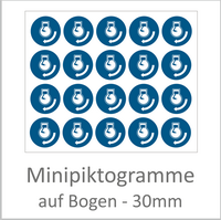 Minipikogramme DIN ISO 7010
